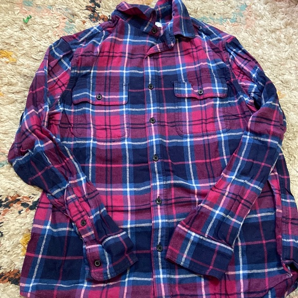 Old Navy Other - Old navy’s mens flannel in pinks and blues - size medium